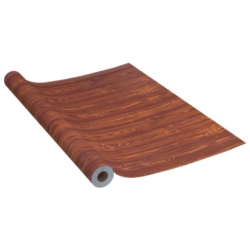 Folie de mobilier autoadezivă, acacia, 500x90 cm, PVC - Img 2