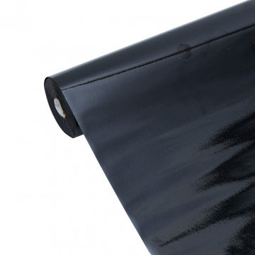 Folie pentru fereastră statică, negru mat, 90x1000 cm, PVC - Img 5