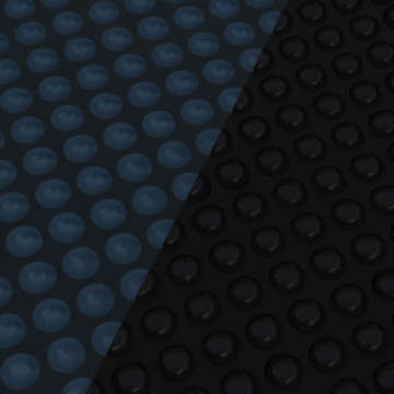 Folie solară plutitoare piscină, negru/albastru, 381 cm, PE - Img 4