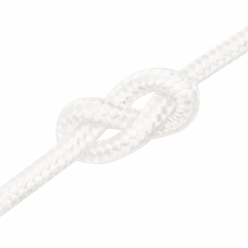 Frânghie de barcă, alb complet, 12 mm, 25 m, polipropilenă - Img 6