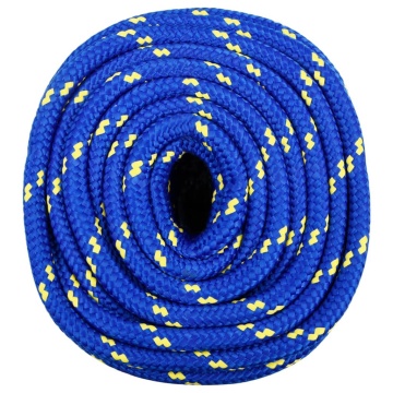 Frânghie de barcă, albastru, 18 mm, 25 m, polipropilenă - Img 3