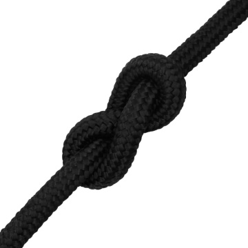 Frânghie de barcă, negru complet, 20 mm, 100 m, polipropilenă - Img 6