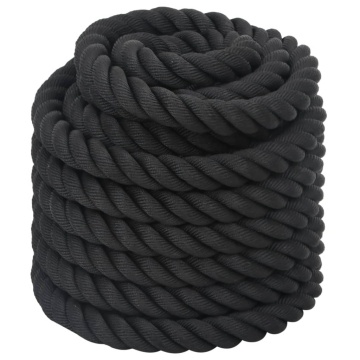 Frânghie de lucru, negru, 12 m, 9 kg, poliester - Img 4