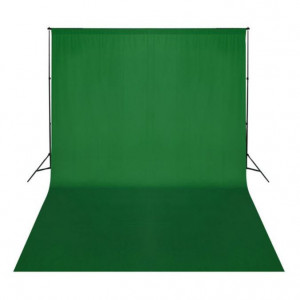 Fundal foto, bumbac, verde, 500 x 300 cm, Chroma Key - Img 2