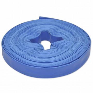 Furtun plat, 25 m 1" PVC, livrare apă - Img 1
