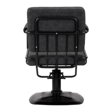 Gabbiano Katania Loft Old Leather scaun de coafura negru - Img 4