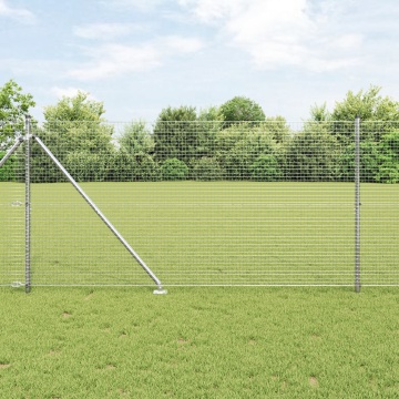 Gard cu Sârmă Sudată cu 13 Posturi Spike 1.2x25 m din Oțel Galvanizat - Img 1