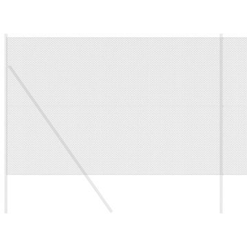 Gard hexagonal gri 1.6x10 m din oțel - Img 3