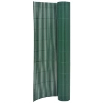 Gard pentru grădină cu 2 fețe, verde, 90x400 cm - Img 1