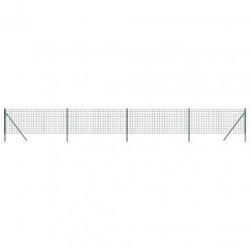 Gard plasă de sârmă verde 0,8x10 m, oțel galvanizat - Img 2