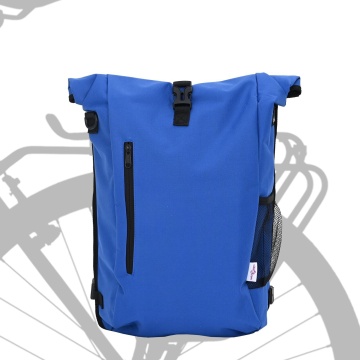 Geanta de bicicletă pentru suport de bagaje 20 L Albastră 31x13x58 cm - Img 3