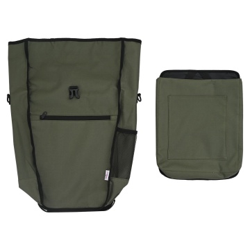 Geanta pentru Bicicletă pentru Suport Pannier 20 L Verde Măslin 34x16x59 cm - Img 4
