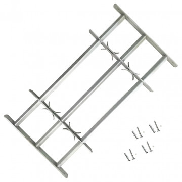 Grilaj de siguranță pentru ferestre cu 3 bare transversale 500-650 mm - Img 1