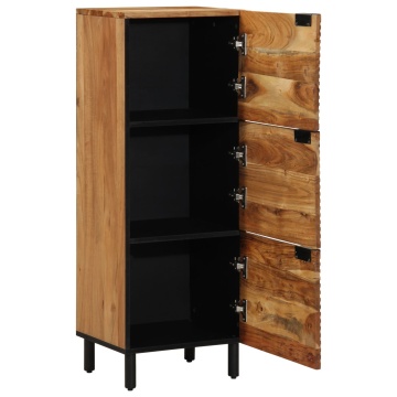 Highboard 40x33x110 cm Lemn masiv de acacia - Img 1