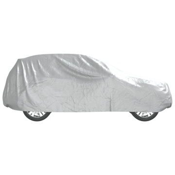 Husă auto SUV, curele cu cataramă, complet, argintiu L PEVA - Img 5