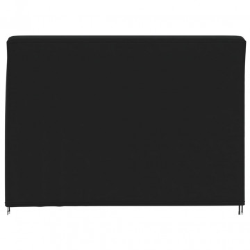 Husă leagăn de grădină, negru, 220x150x150 cm, Oxford 420D - Img 3