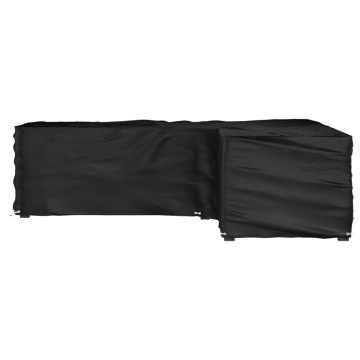 Husă mobilier de grădină în formă de L 16 ocheți, 250x250x70 cm - Img 4