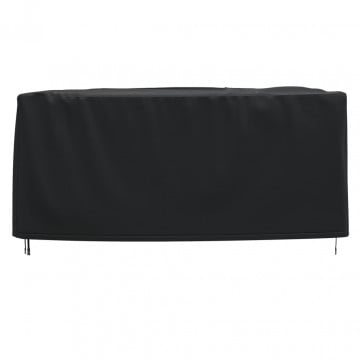 Husă mobilier de grădină negru 200x160x70 cm impermeabilă 420D - Img 3