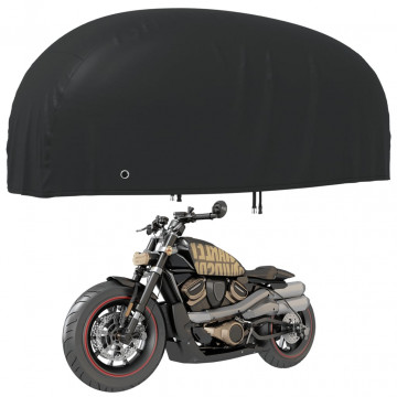Husă pentru motocicletă, negru, 265x105x125 cm, Oxford 210D - Img 2