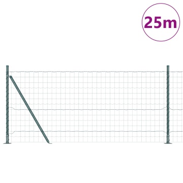 Împrejmuirea Euro Set de 2 Verde Oțel vopsit electrostatic - Img 3