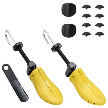 Întinzătoare de pantofi cu corn, galben, EU 37-41, plastic - Img 2