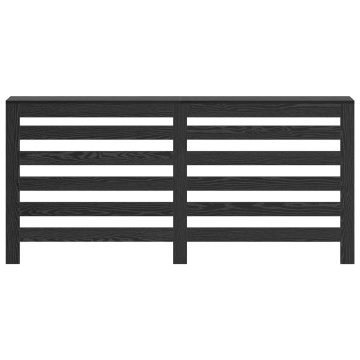 Învelitoare radiator stejar negru 175x20x82 cm din lemn stratificat - Img 4
