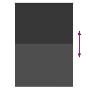 Jaluză cu role opace negru 100x130 cm lățime țesătură 95,7 cm - Img 8