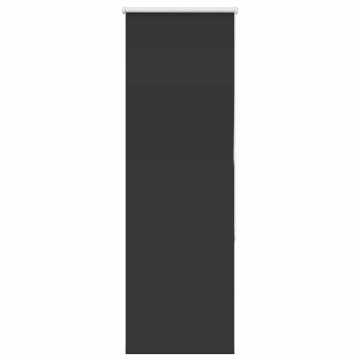 Jaluză cu role opace negru 60x130 cm lățime material 55,7 cm - Img 2