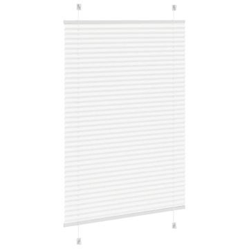 Jaluză plisată alb 85x100cm Lățime țesătură 84,4 cm poliester - Img 4