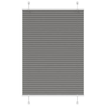 Jaluză plisată Antracit 100x100 cm Lățime țesătură 99,4 cm - Img 2