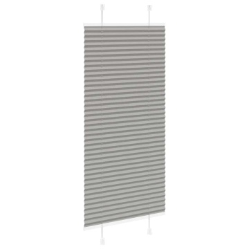 Jaluză plisată Antracit 60x150 cm Lățime țesătură 59,4 cm - Img 4
