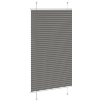 Jaluză plisată Antracit 75x100 cm Lățime țesătură 74,4 cm - Img 4