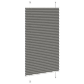Jaluză plisată Antracit 75x150 cm Lățime țesătură 74,4 cm - Img 4