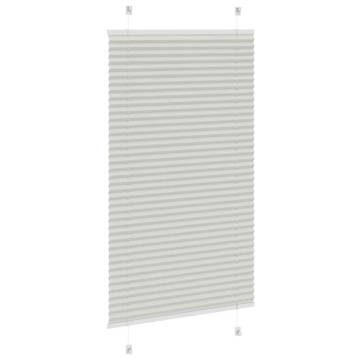 Jaluză plisată gri deschis 75x100cm Lățime țesătură 74,4 cm - Img 4