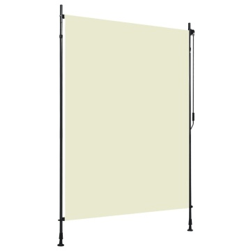 Jaluzea tip rulou de exterior, crem, 150 x 270 cm - Img 1