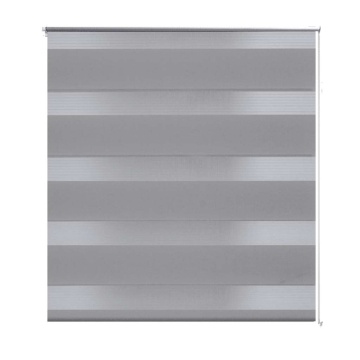 Jaluzea tip zebră, 70 x 120 cm, gri - Img 2