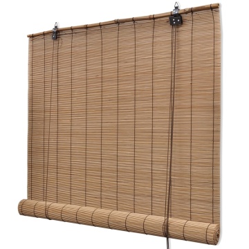 Jaluzele rulabile, 150 x 220 cm, bambus natural - Img 1