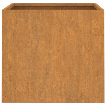 Jardinieră, 49x47x46 cm, oțel corten - Img 8