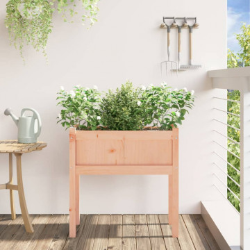 Jardinieră de grădină cu picioare 70x31x70cm lemn masiv Douglas - Img 3