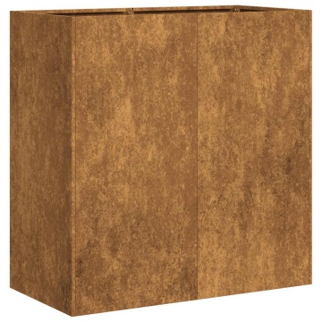 Jardinieră Rusty 80x40x80 cm Oțel pentru intemperii - Img 2