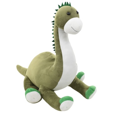 Jucărie dinozaur Brontosaurus, verde, pluș - Img 2