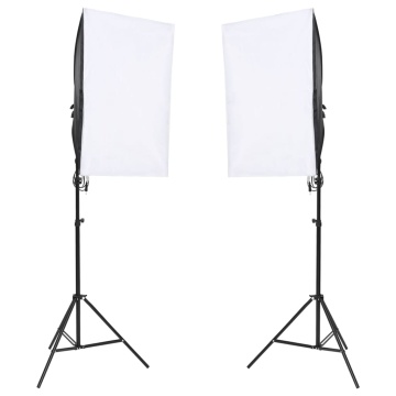 Kit studio foto cu set de lumină și fundal - Img 2