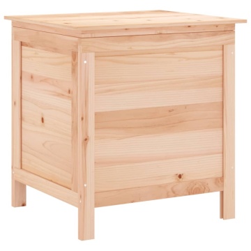 Ladă depozitare de grădină 50x49x56,5 cm lemn masiv de brad - Img 2