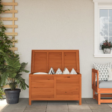 Ladă depozitare de grădină 99x49,5x58,5 cm lemn masiv de brad - Img 1