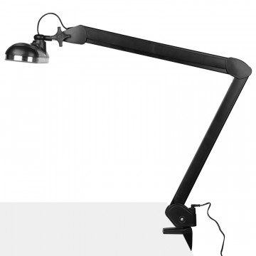 Lampă De Atelier Led Elegantă 801 L Cu Menghină Reg. Intensitatea Luminii Negre - Img 1