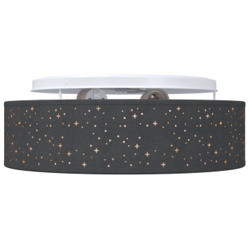 Lămpi de plafon cu abajur stelat Negru Ø 38 cm Fabric E27 - Img 3