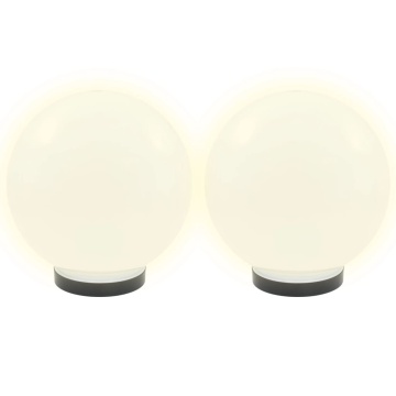 Lămpi glob cu LED, 4 buc., 25 cm, PMMA, sferic - Img 3