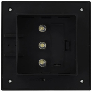 Lămpi solare de exterior cu LED, 6 buc, negru, 12 cm, pătrat - Img 7