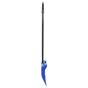 Lopată de zăpadă, albastru, 147 cm, metal - Img 3