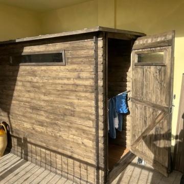 Magazin de gradina din lemn TIMBELA M306A - 2,63 m2 - Img 7